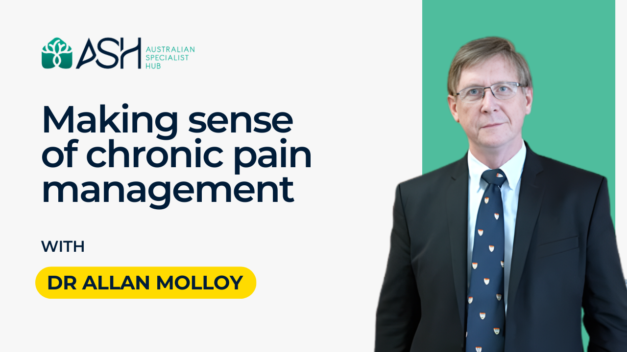 Making sense of chronic pain management